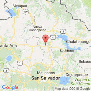 Localización de El Paisnal en San Salvador