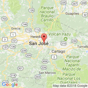 Localización de San Pedro en San José