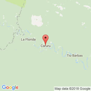 Localización de Caruru en Vaupés
