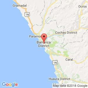 Localización de Barranca en Lima Provincias