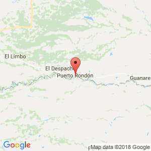 Localización de Puerto Rondón en Arauca