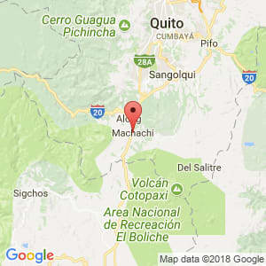 Localización de Machachi en Pichincha