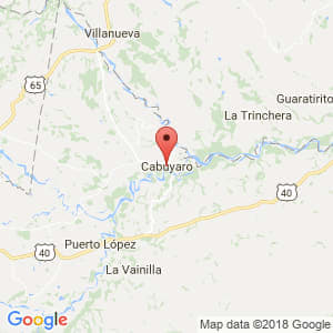 Localización de Cabuyaro en Meta