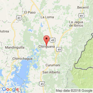 Localización de Chiriguaná en Cesar