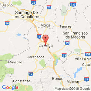 Localización de La Vega en La Vega