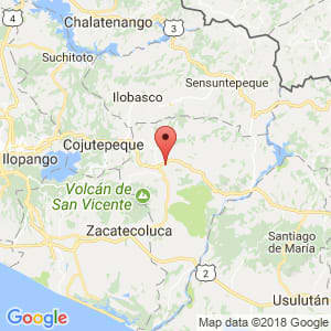 Localización de Apastepeque en San Vicente