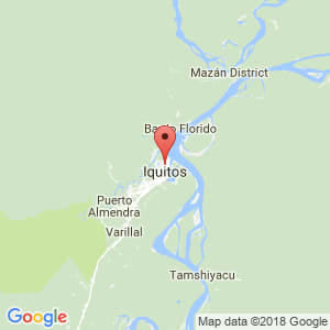 Localización de Las Amazonas en Loreto