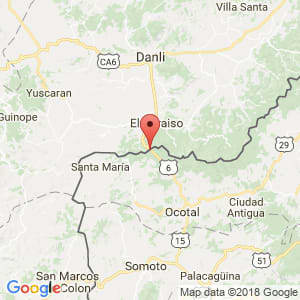 Localización de Las Manos en Nueva Segovia