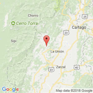 Localización de Versalles en Valle del Cauca