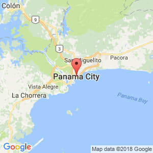 Localización de Panamá en Panamá