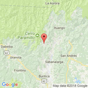 Localización de Peque en Antioquia