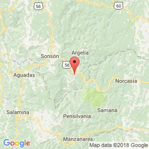 Localización de Nariño en Antioquia