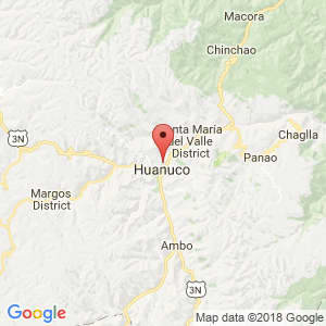 Localización de Miraflores en Huánuco