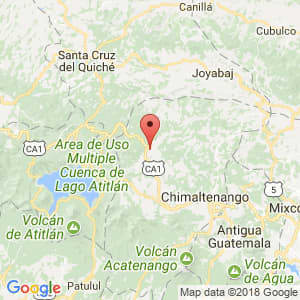 Localización de Santa Apolonia en Chimaltenango