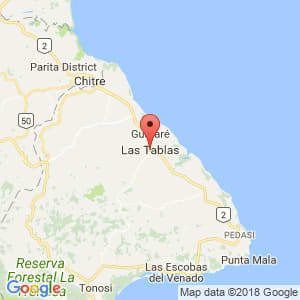 Localización de Las Tablas en Los Santos