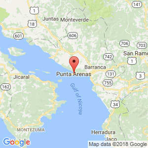 Localización de Puntarenas en Puntarenas