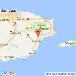 Localización de Antón Ruíz en Humacao