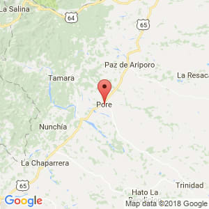 Localización de Pore en Casanare