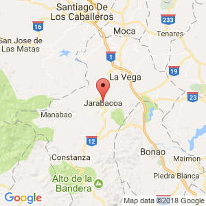 Localización de Jarabacoa en La Vega