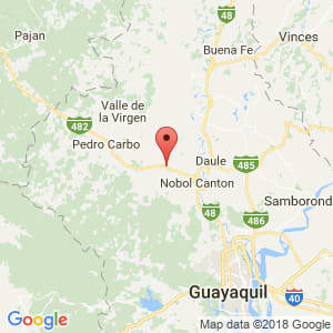Localización de Lomas de Sargentillo en Guayas