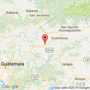 Localización de Sanarate en El Progreso