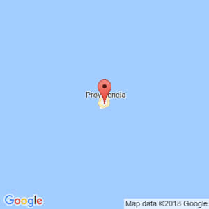 Localización de Providencia en San Andrés y Providencia