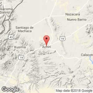 Localización de Achiri en La Paz