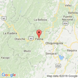 Localización de Pauna en Boyacá