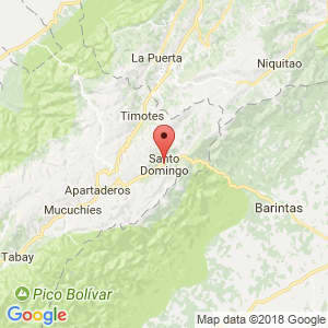 Localización de Santo Domingo en Mérida