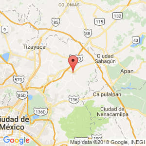Localización de Otumba en México