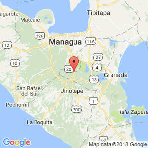 Localización de La Concepción en Masaya