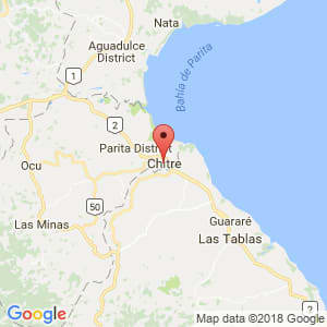 Localización de Chitré en Herrera