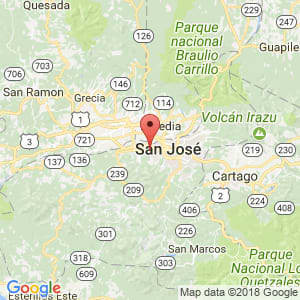 Localización de San Rafael en San José