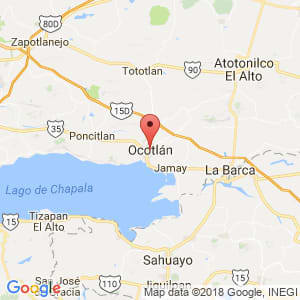 Localización de Ocotlán en Jalisco