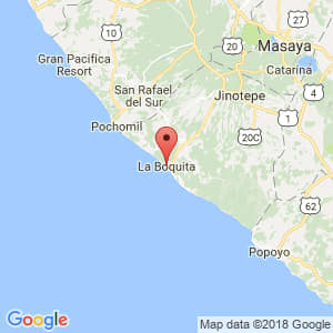 Localización de La Boquita en Carazo