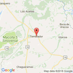Localización de Temblador en Monagas