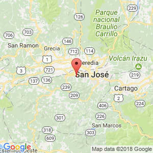 Localización de Santa Ana en San José