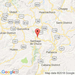 Localización de Cachicadan en La Libertad
