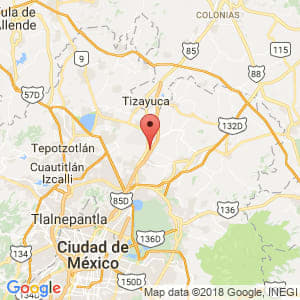 Localización de Tecámac en México