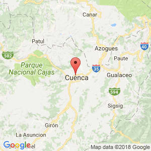 Localización de La Union en Azuay