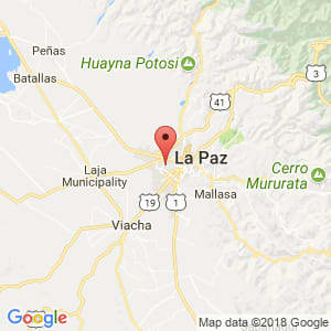 Localización de General José Manuel Pando en La Paz