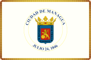 Bandera de Managua, Managua