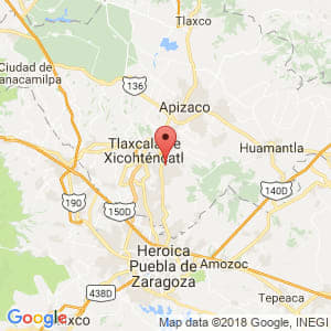 Localización de La Magdalena Tlaltelulco en Tlaxcala