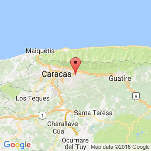 Localización de Petare en Miranda