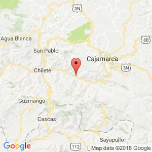 Localización de Magdalena en Cajamarca