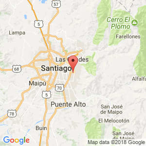 Localización de Peñalolén en Metropolitana de Santiago