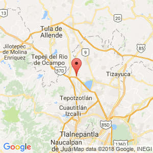 Localización de Huehuetoca en México