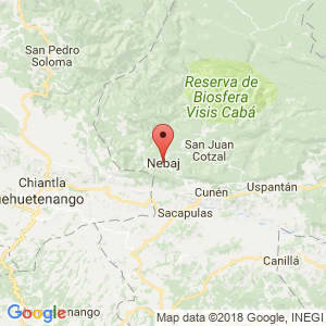 Localización de Santa Maria Nebaj en El Quiché