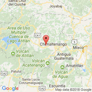 Localización de Zaragoza en Chimaltenango