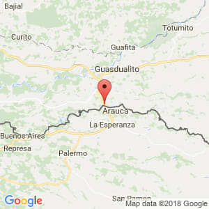 Localización de El Amparo en Apure